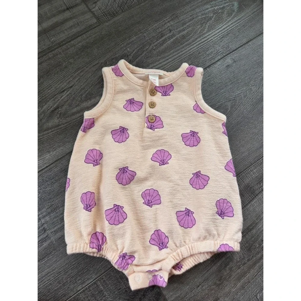 Cat and jack‎ baby girl romper 0-3 mos